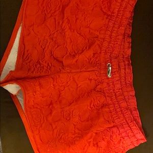 Red shorts